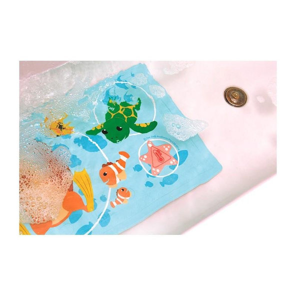 DREAMBABY Podložka do vany protišmyková s teplotným indikátorom Morské zvieratká