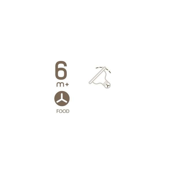 CHICCO Cumlík na fľašu Original Touch latex, na kašu 2 ks