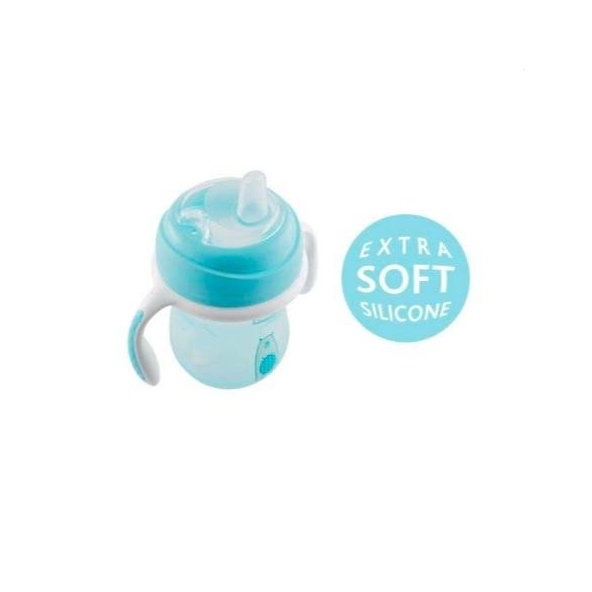 CHICCO Hrnček učiaci Transition s držadlami 200 ml, žltý, 4 m+