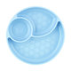 CHICCO Silikónový tanier modrozelená 12 m+