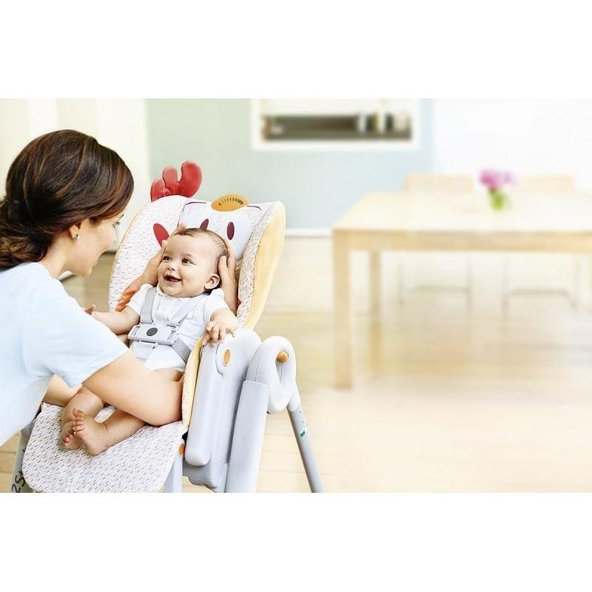 CHICCO Stolička jedálenská Polly 2 Start - Lion