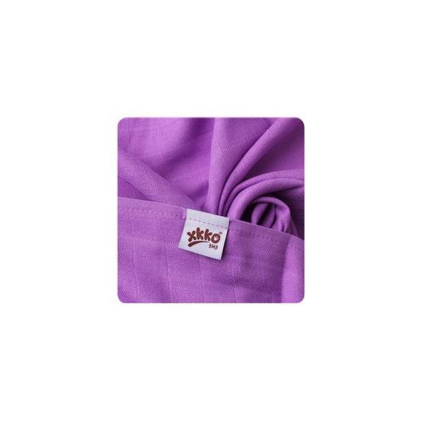 KIKKO Osuška/plienka bambusová Colours 90x100 (1 ks) – lilac