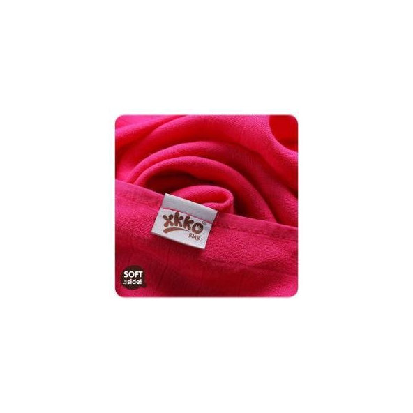 KIKKO Bambusové plienky XKKO BMB Spirals&Bubbles 70x70 (3 ks) – magenta