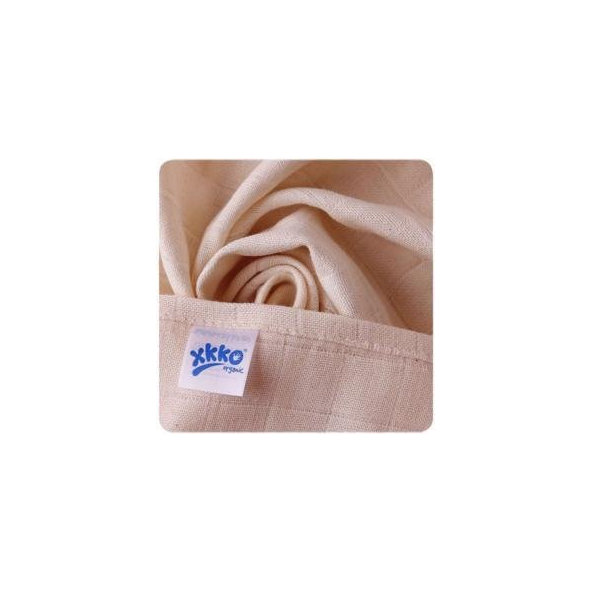 KIKKO Plienky detské z biobavlny Staré časy 70x70 (5 ks) – natural