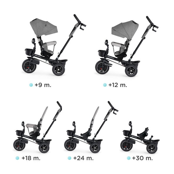 KINDERKRAFT Trojkolka Spinstep Grey