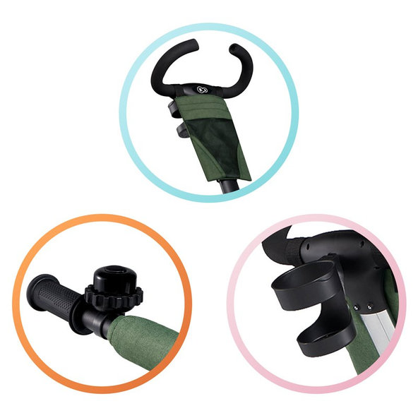 KINDERKRAFT Trojkolka Spinstep Grey