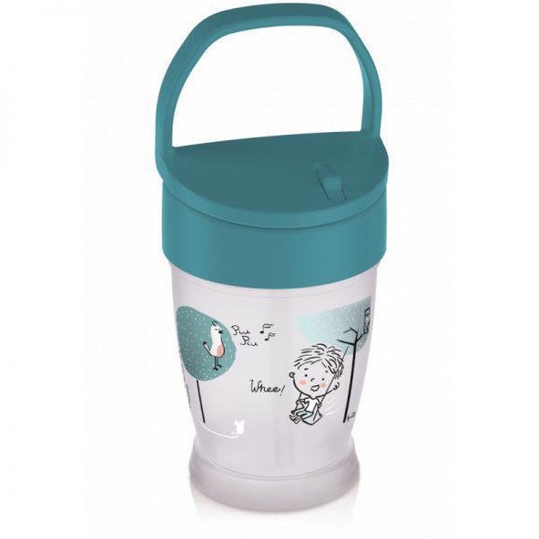 LOVI Môj hrnček so slamkou Lovely Junior 250 ml chlapec