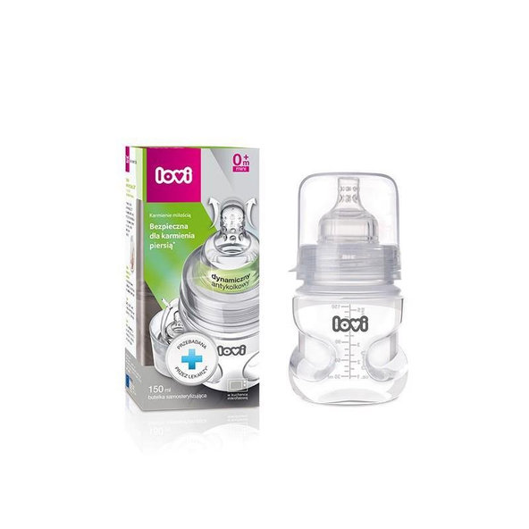 LOVI Samosterilizujúca fľaša 150ml 0% BPA super vent