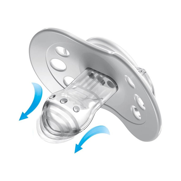 LOVI Silikónový cumlík dynamický Stardust 3-6 m 2 ks - dievča