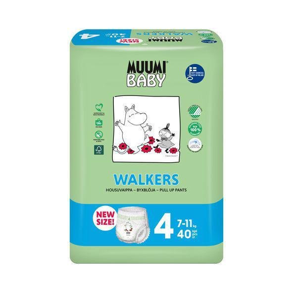 MUUMI Nohavičky plienkové jednorázové 4 Maxi 7-11kg 40ks Baby