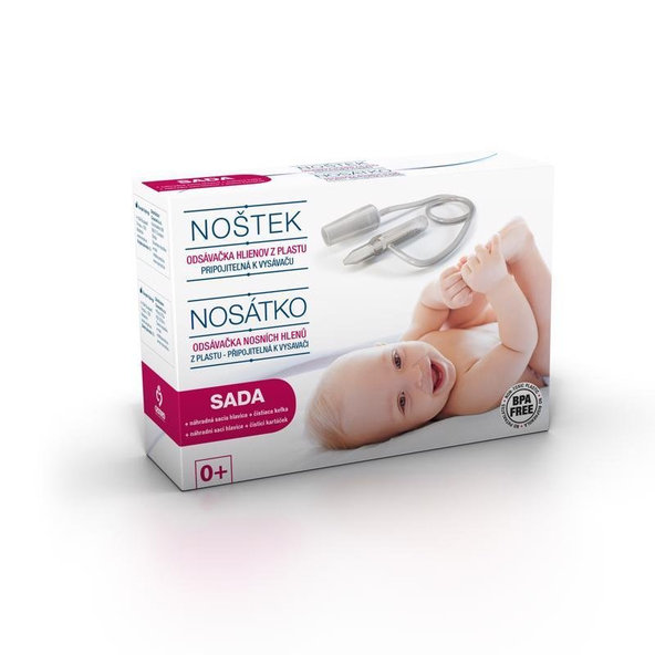 NOSÁTKO Nosná odsávačka hlienov Noštek sada