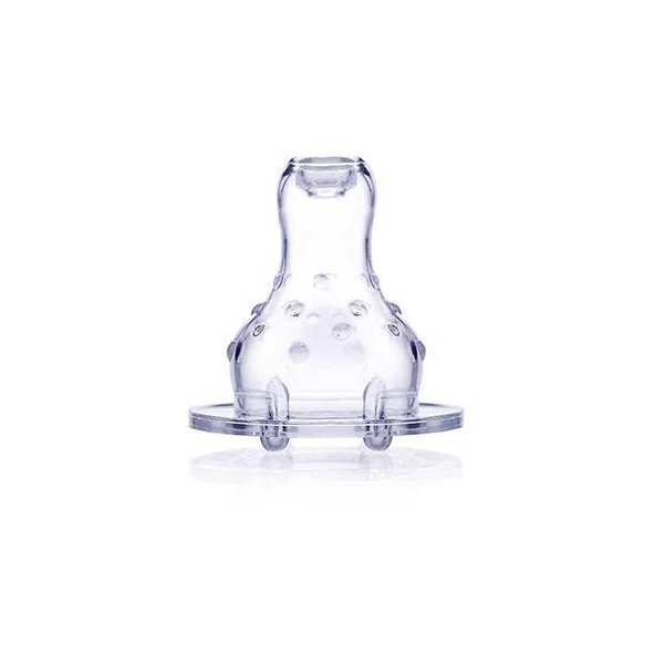 NUBY Cumlík na fľašu netečúci silikón 2ks 0m+