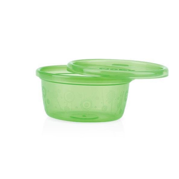 NUBY Miska na desiatu s viečkom, 300 ml, 6m+ (6 ks)