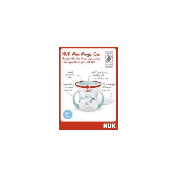 NUK Hrnček Mini Magic Cup 160 ml zelený
