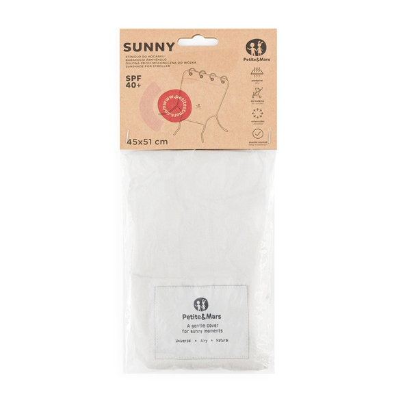 PETITE&MARS Clona slnečná do kočíka Sunny Champagne Shower