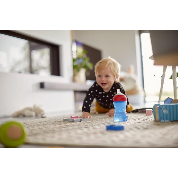Philips AVENT Hrnček 300 ml Grippy s mäkkým náustkom chlapec