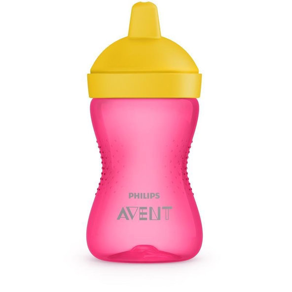 Philips AVENT Hrnček 300 ml Grippy s tvrdým náustkom dievča
