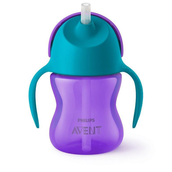 Philips AVENT Hrnček Bendy s ohybnou slamkou dievča 200 ml