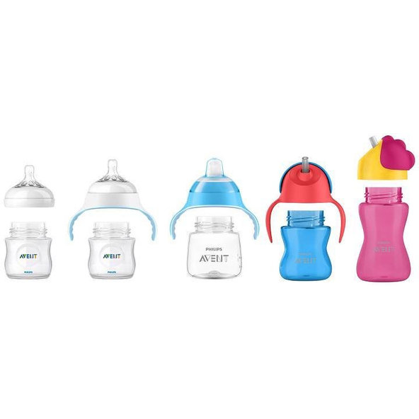 Philips AVENT Hrnček Bendy s ohybnou slamkou dievča 300 ml