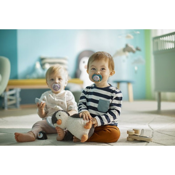 Philips AVENT Cumlík Ultra air zvieratko 0-6m dievča 2 ks