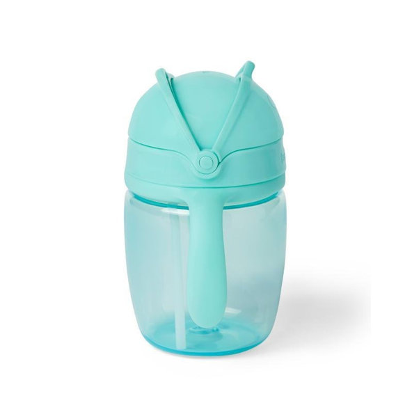 SKIP HOP Hrnček rastúci Sip-to-Straw Teal 6 m+