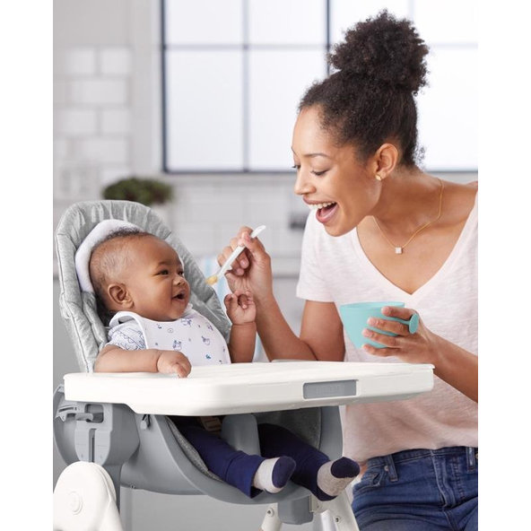 Misky s vrchnákom a držiakom Easy Grab Grey,Teal 2 x 240ml, 3m+