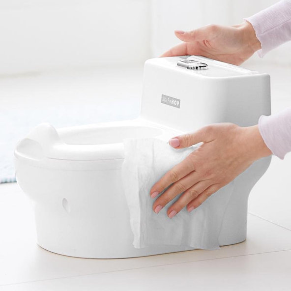 Nočník edukačný so zvukom splachovania 18m+