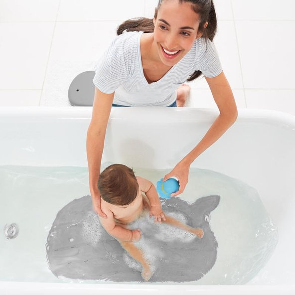 Podložka protišmyková do vane Moby šedá