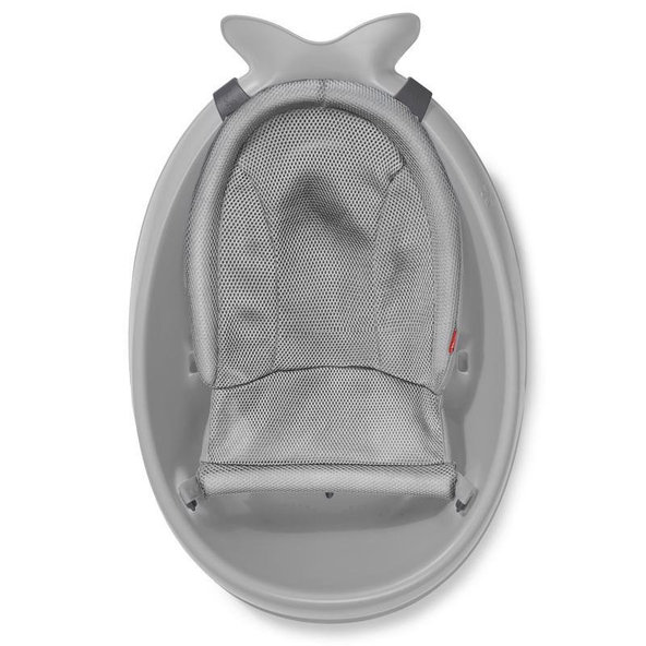 Vanička s ergonomickou podložkou Moby 3 fázová šedá