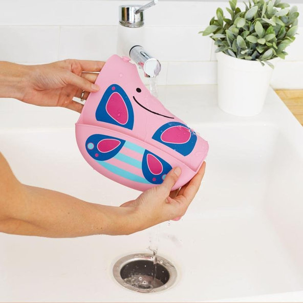 Zoo Podbradník silikónový Motýlik 6m+