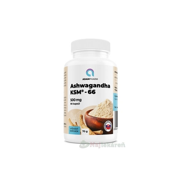 ADAMPharm Ashwagandha KSM-66 500 mg 90 kapsúl