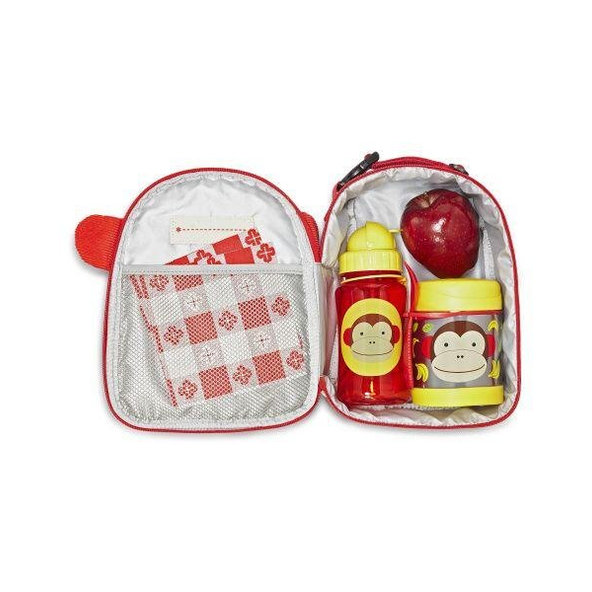 SKIP HOP Zoo Termoska na jedlo s lyžičko/vidličkou Opička 325 ml, 12 m+ + AQUAINT 500 ml