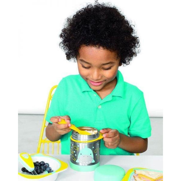 SKIP HOP Zoo Termoska na jedlo s lyžičko/vidličkou Žralok 325 ml, 12 m+ + AQUAINT 500 ml