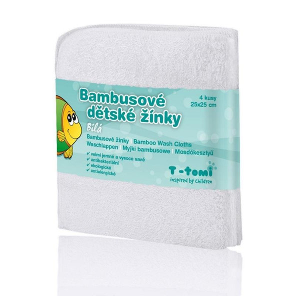 T-TOMI Žinky kúpacie 4 ks, biela