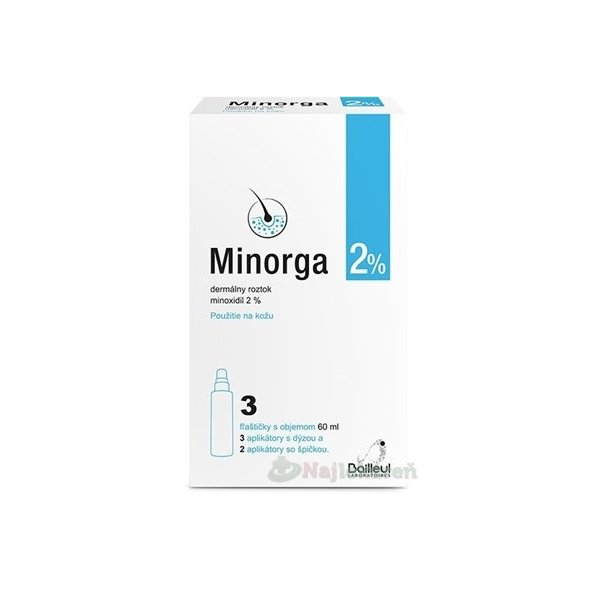 Minorga 2 % dermálny roztok