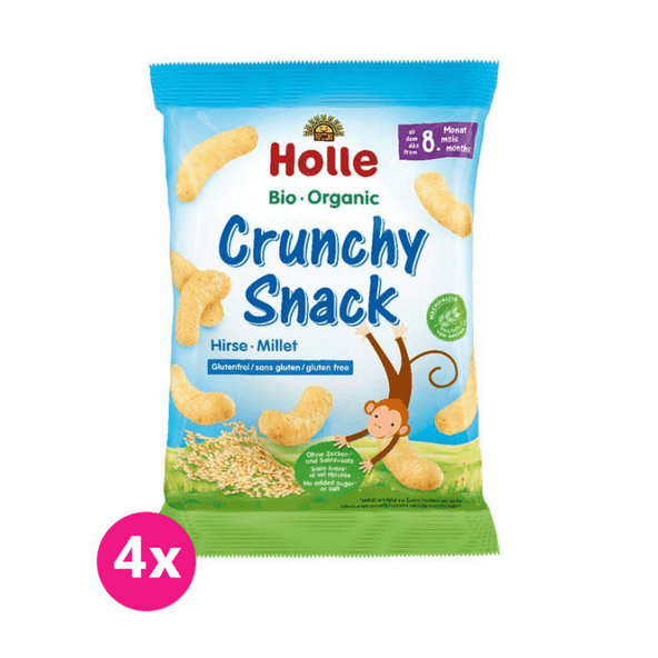 4x HOLLE Bio organické chrumky pšenové 25 g