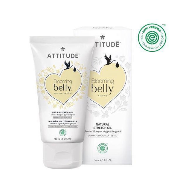 ATTITUDE Prírodný olej Blooming Belly pre tehotné a po pôrode – argan a mandle 150 ml