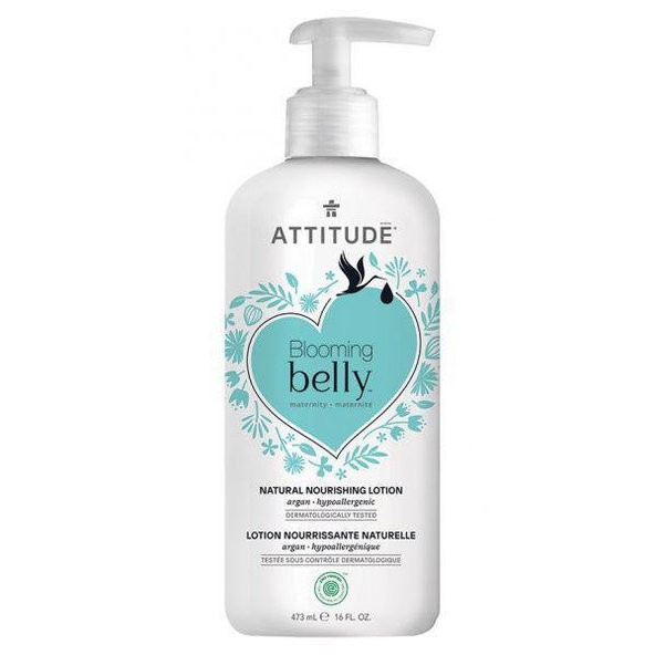 ATTITUDE Prírodné vyživujúce telové mlieko Blooming Belly nielen pre tehotné s arganom 473 ml