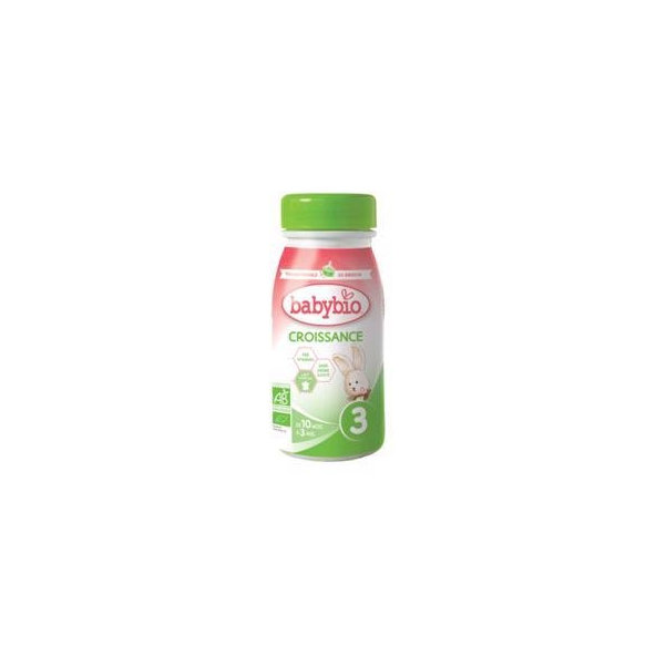 BABYBIO Croissance 3 tekuté dojčenské bio mlieko 1x 250 ml