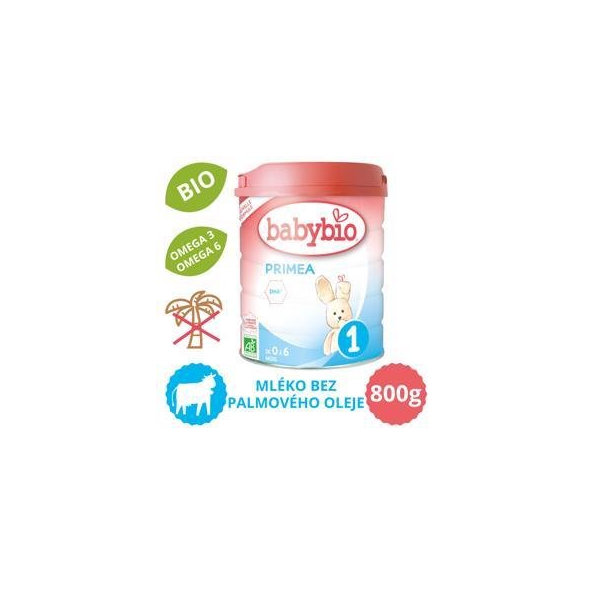 BABYBIO PRIMEA 1 dojčenské bio mlieko (800 g)