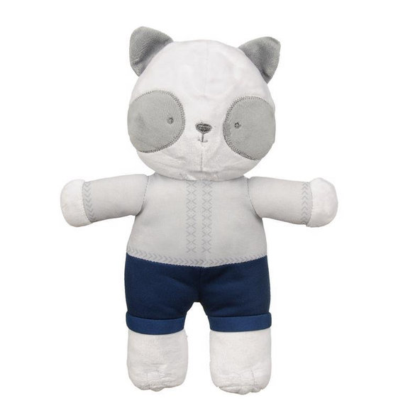BABYMATEX Deka s hračkou Panda Grey 75x100cm