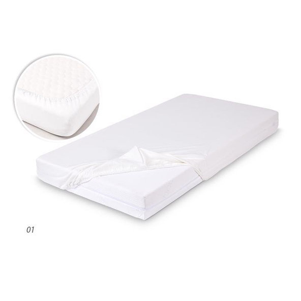 BABYMATEX Plachta Bamboo Biela 120x60 cm