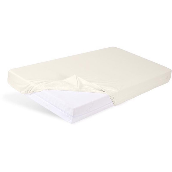 BABYMATEX Plachta ochranná s gumičkou Bamboo Svetlá Béžová 60x120 cm