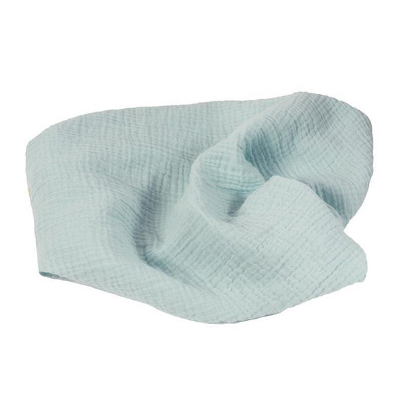 BABYMATEX Prikrývka bavlnená Muslin Svetlo Tyrkysová 120x80 cm