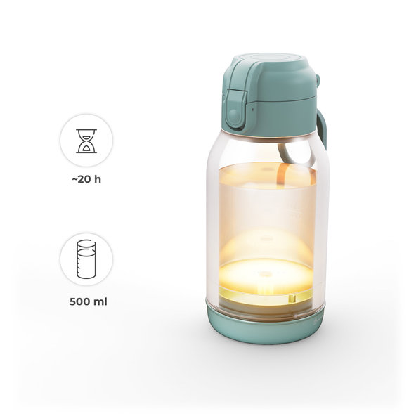 KINDERKRAFT Ohrievač mlieka a termoska Gaja 2v1 Green