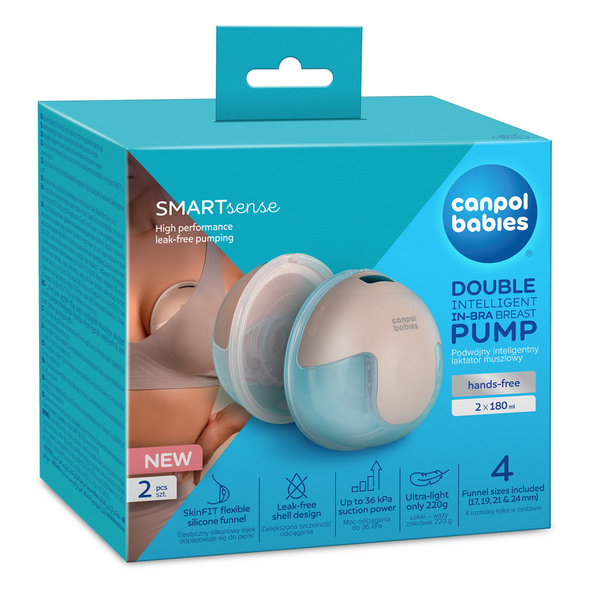 CANPOL BABIES SmartSense dvojitá elektrická odsávačka mlieka