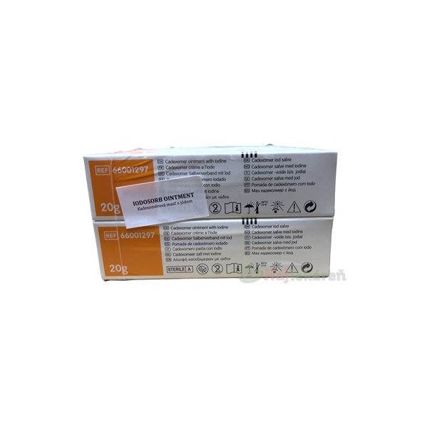 IODOSORB OINTMENT antimikrobiálna masť s jódkadexomérom 2x20 g
