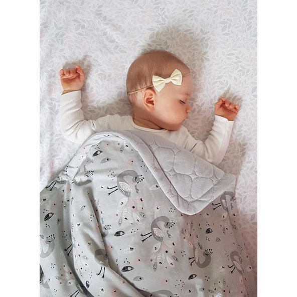 CEBA Plachta Žerzej napínacia s gumou 120 x 60 Twigs