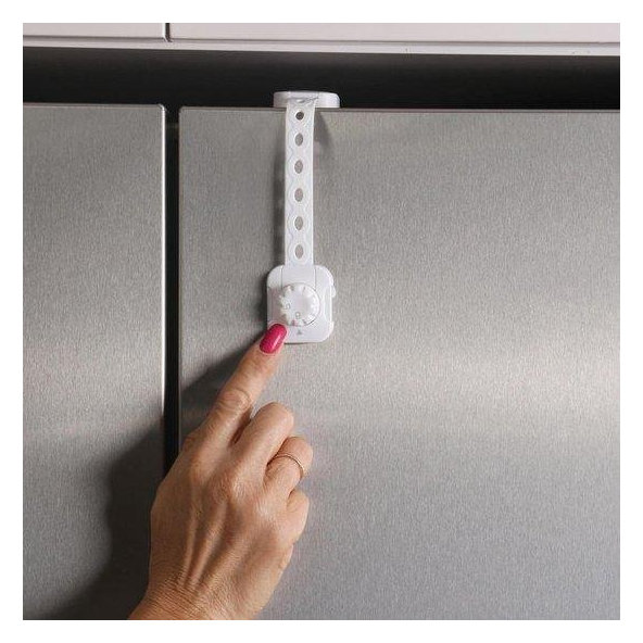 DREAMBABY Uzáver bezpečnostný univerzálny TWIST 'N LOCK 6 kusov biela