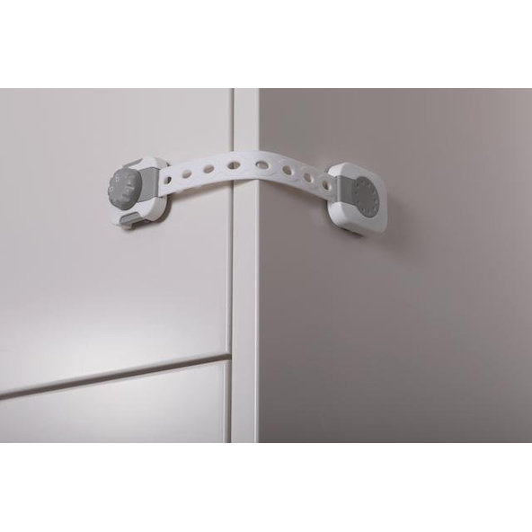 DREAMBABY Uzáver bezpečnostný univerzálny TWIST 'N LOCK  6 kusov šedá/biela